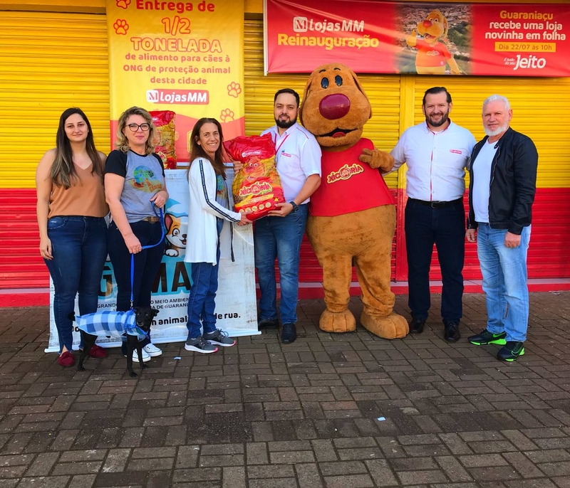 Lojas MM reinaugura filial de Guaraniaçu